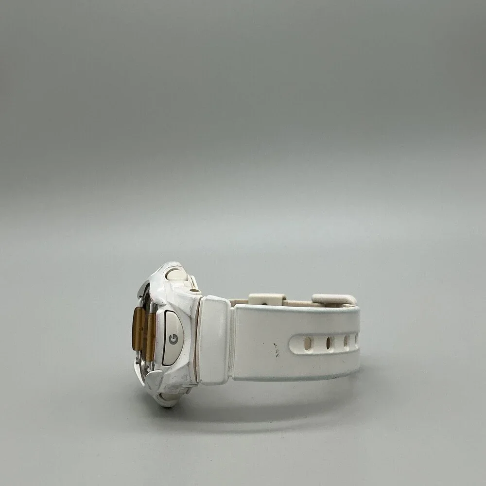 Casio Baby-G BG-169R Womens Watch 43mm White Digital Resin Alarm New Battery